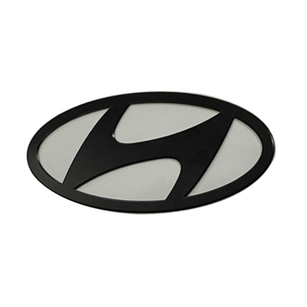 Tailgate Black H Logo Symbol Badge Emblem For HYUNDAI 2024 2025 2026 SANTA FE | UK