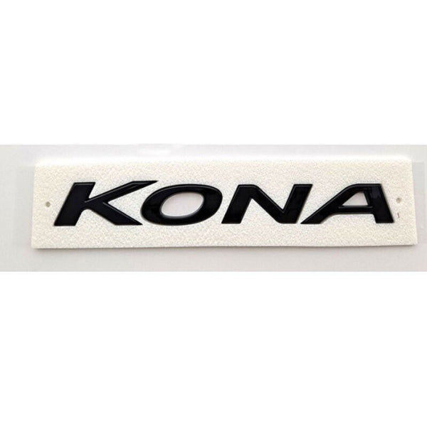 Black high glossy KONA Emblem for 2018 2019 2020 2021 2022 2023 HYUNDA