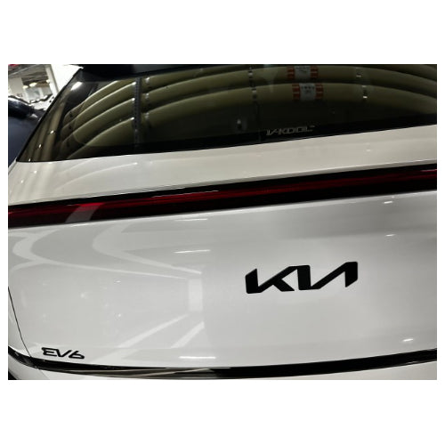 2022 2023 2024 KIA EV6 Rear Trunk New Kia Emblem Logo Badge High glossy black
