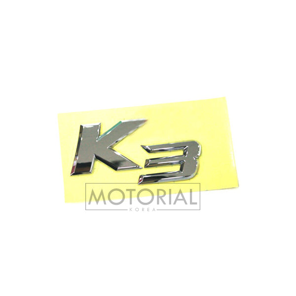 2019 2020 KIA FORTE / CERATO Genuine OEM Rear Trunk K3 Emblem Badge 86310M6000