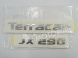 2001-2007 HYUNDAI TERRACAN Genuine OEM TERRACAN + JX290 Emblem Set