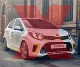 2018-2020 KIA PICANTO Genuine OEM Fog Lamp + Cover + Wire 6pcs Set
