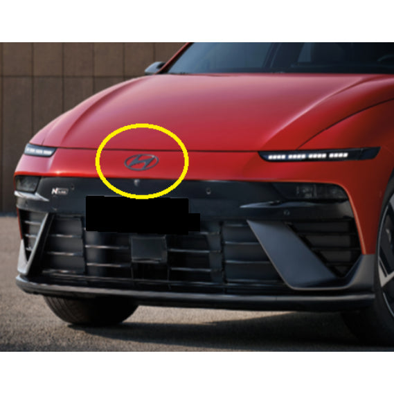 2026 HYUNDAI IONIQ 6 N Genuine Front Black H Logo Emblem