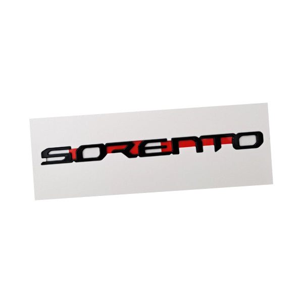 2023 2024 KIA Sorento facelift model Rear small SORENTO Black Emblem