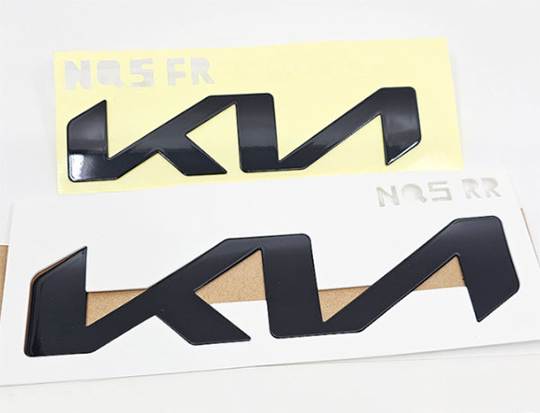2026 KIA Sportage Facelift model High Glossy Black Front & Rear KIA Logo Emblem 2ea Set