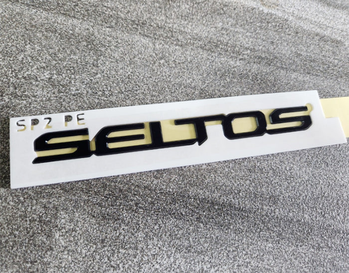 2026 KIA SELTOS OEM Rear Tailgate Seltos Letter Emblem Badge Black