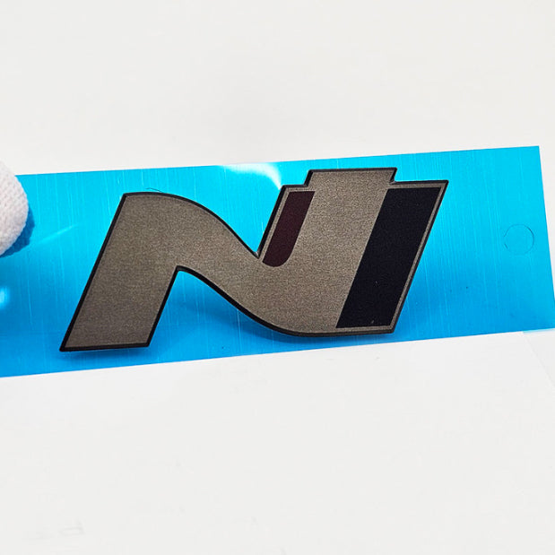 2024 2025 2026 HYUNDAI ELANTRA N Front Matte Dark Gray N Logo Emblem
