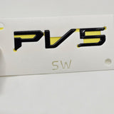 2025 2026 KIA PV5 High Glossy Black Rear PV5 Letter Emblem