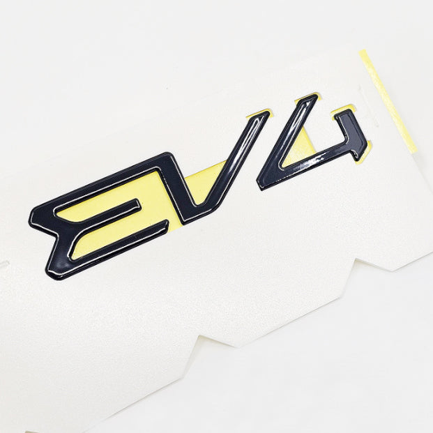 2025 2026 KIA EV4 Rear Trunk High Glossy Black EV4 Letter Emblem