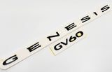 Genesis GV60 2023 2024 2025 Rear Trunk High Glossy Black GV60 + Genesis Letter Emblem