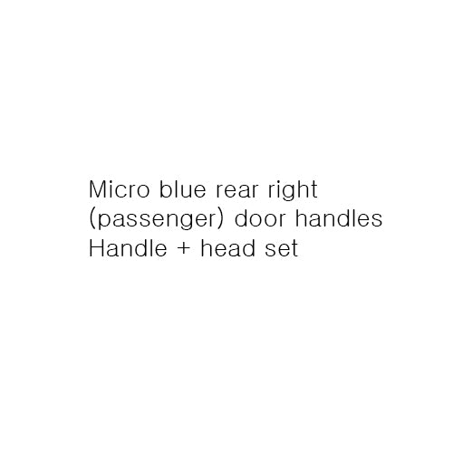 2018-2022 KIA Stinger Genuine Rear Right Door Handle & Cover Micro Blue