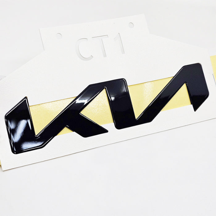 2025 2026 KIA EV4 Rear Trunk High Glossy Black KIA Logo Emblem