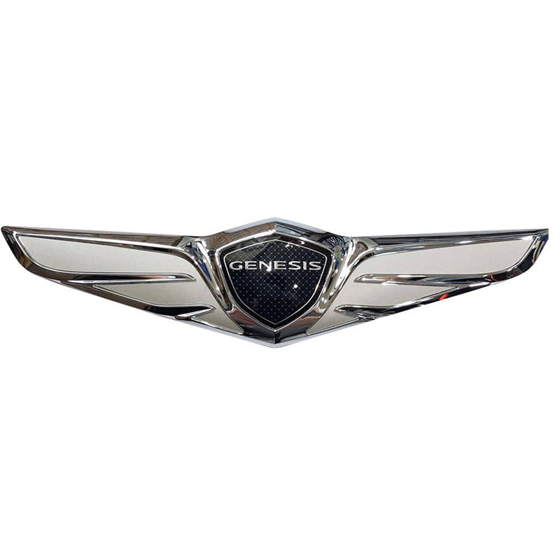 Genuine Front Hood Top Wing emblem fit on Genesis G80 2021 2022 2023 2024