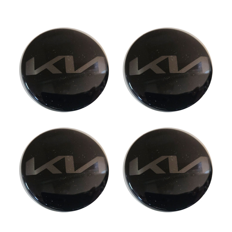 2008-2014 KIA BORREGO OEM Black New KIA Wheel Center Cap 4pcs