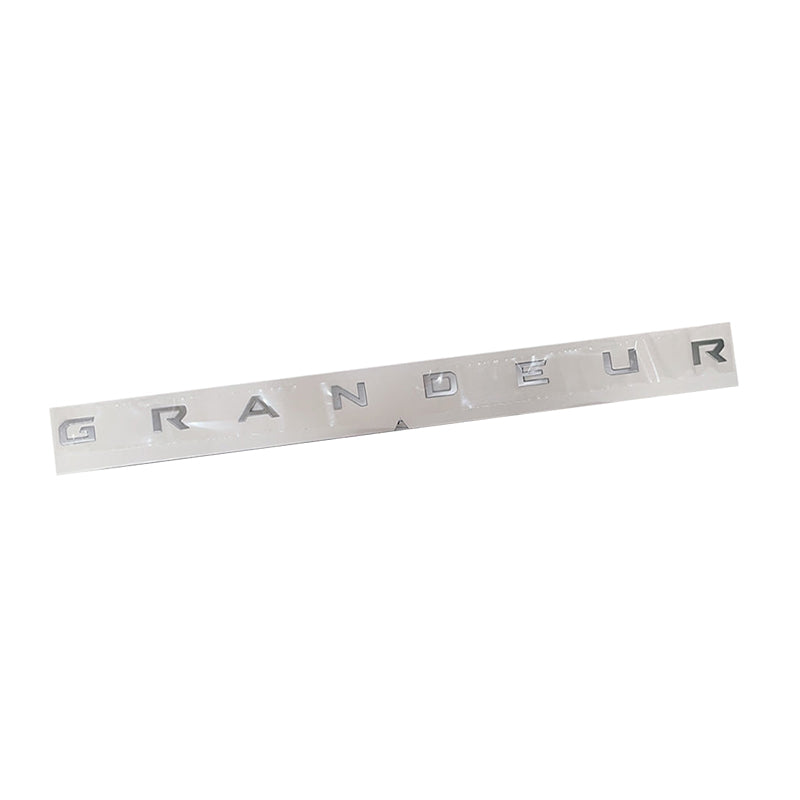 Genuine Trunk Lid Silver GRANDEUR Letter Emblem for 2024 Hyundai Grandeur / Azera