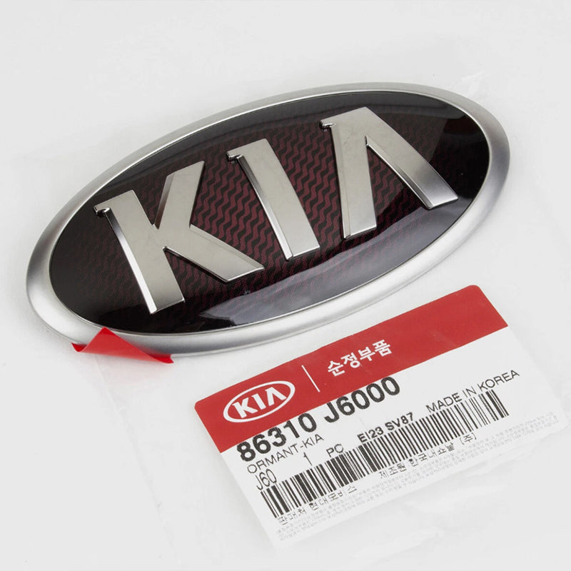 KIA K9 K900 Quoris 2018+ OEM Bright Carbon Front Grill Emblem Badge