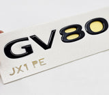 2025 2026 Genesis GV80 (facelifted model) Rear Trunk Glossy Black GV80 Emblem