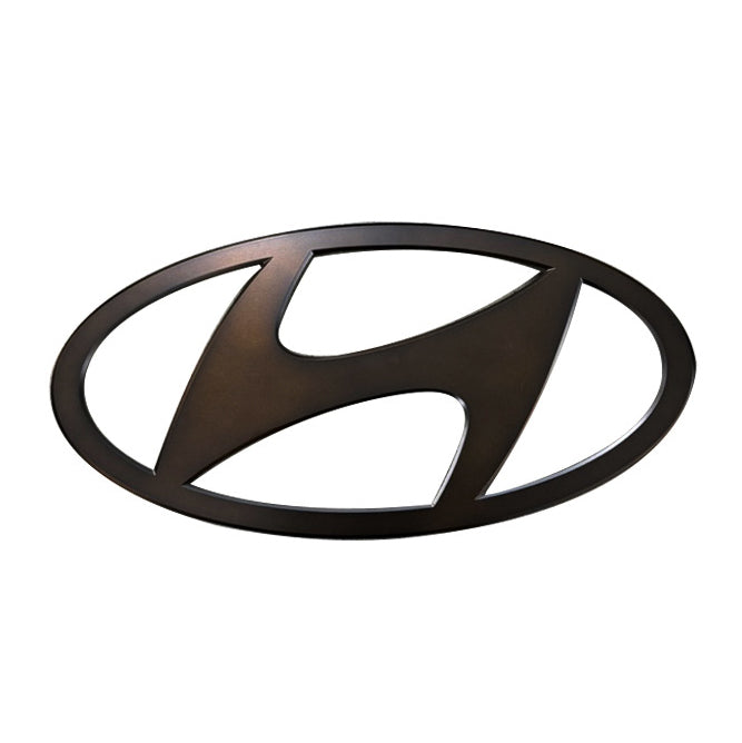 2024 2025 Hyundai Staria OEM Front Bumper Black H Logo Emblem