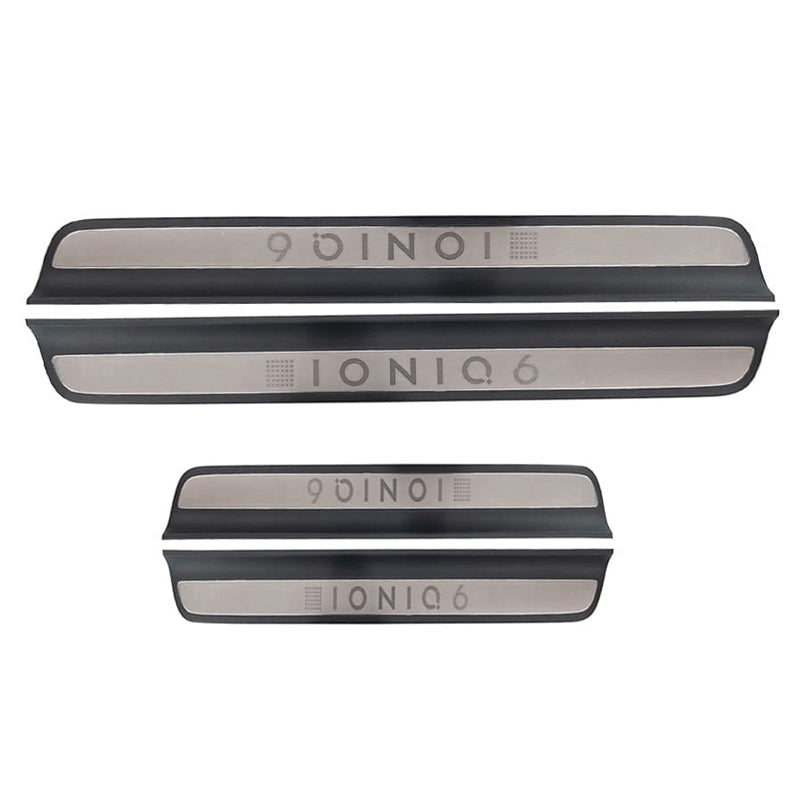 2024 HYUNDAI IONIQ6 Genuine Strainless Metal Door Scuff Plate Trim Set