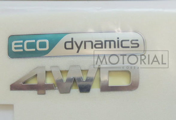 2015 2016 2017 KIA SORENTO Genuine Rear Eco Dynamics Emblem