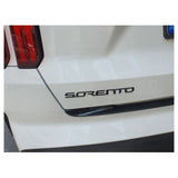 2023 2024 KIA Sorento facelift model Rear small SORENTO Black Emblem