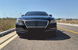 2017-2020 Genesis G80 Front Hood & Rear Trunk High Glossy Black Emblem 3ea Set