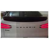 Genesis GV60 2023 2024 2025 Rear Trunk High Glossy Black GV60 + Genesis Letter Emblem