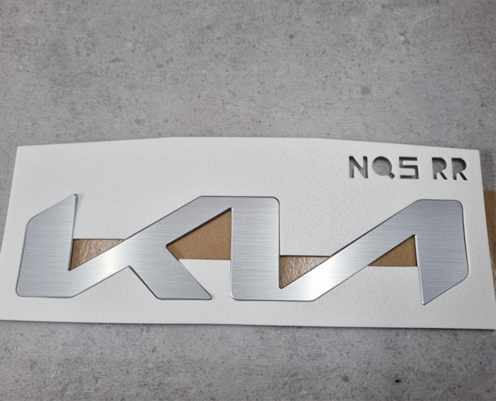 2023-2025 KIA Sportage / Sportage Hybrid Genuine Rear Tailgate Silver KIA Emblem
