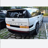 2024 2025 2026 Hyundai Santa Fe Rear Black High Glossy Hybrid Emblem