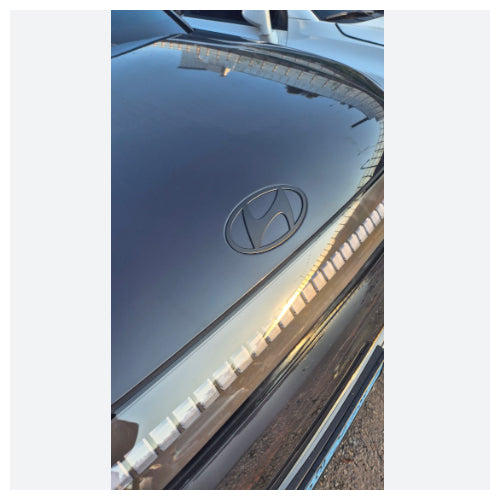 2026 HYUNDAI IONIQ9 Front Hood High Glossy Black H Logo Emblem
