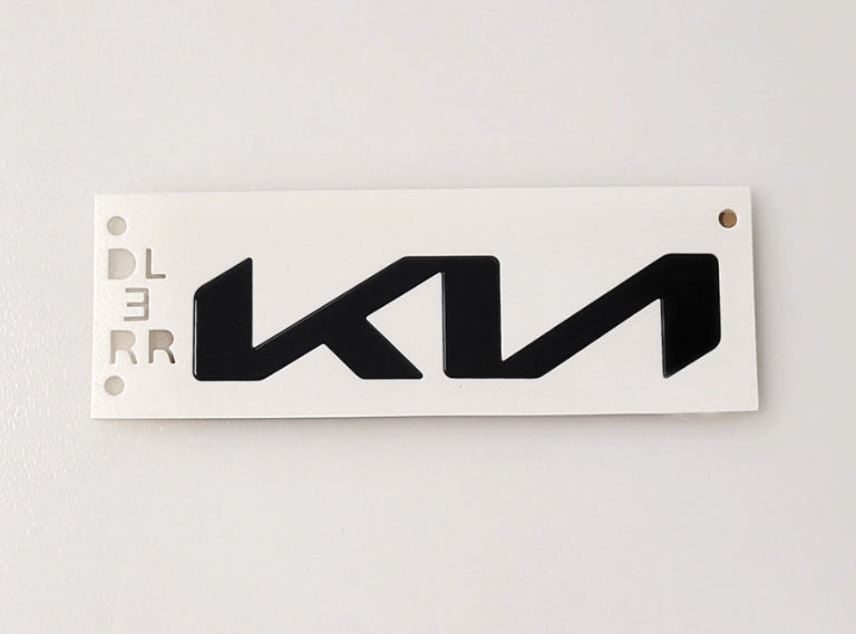 2022 2023 2024 KIA K5 Rear Trunk High Glossy Black New KIA letter Emblem badge