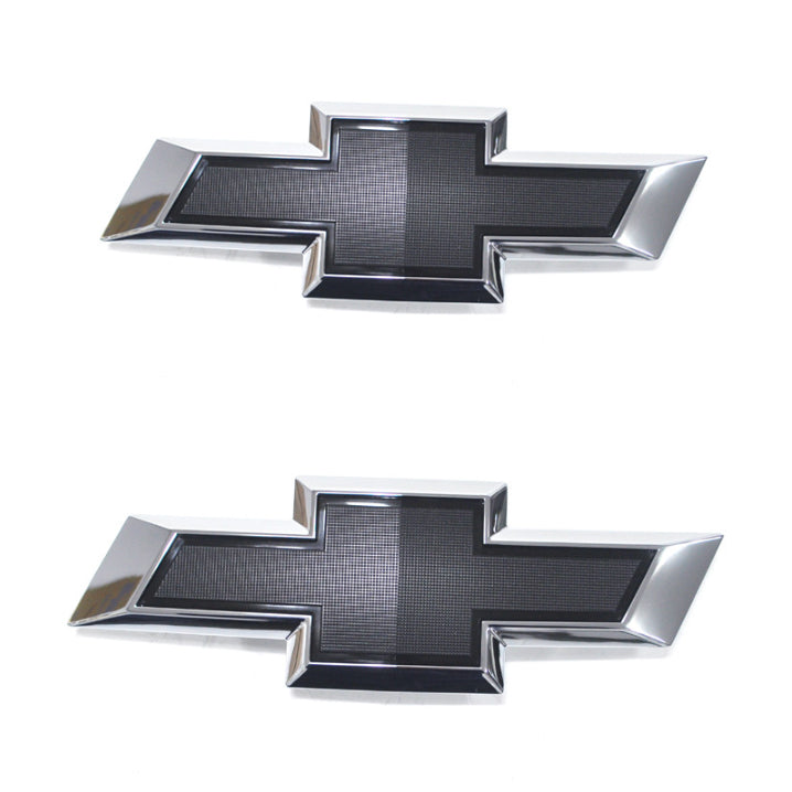 Front & Rear Black bowtie emblem for 2024 2025 Chevrolet Trax