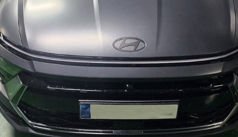 2024 2025 SONATA N High Glossy Black Front H Logo & Rear Sonata Letter Emblem 2pcs set