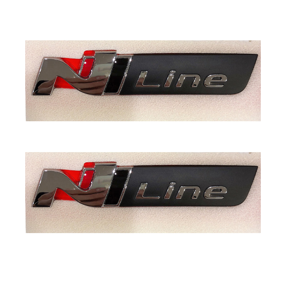 2021 2022 2023 2024 ELANTRA N Line Genuine OEM N Line Letter Emblem Badge Left Right
