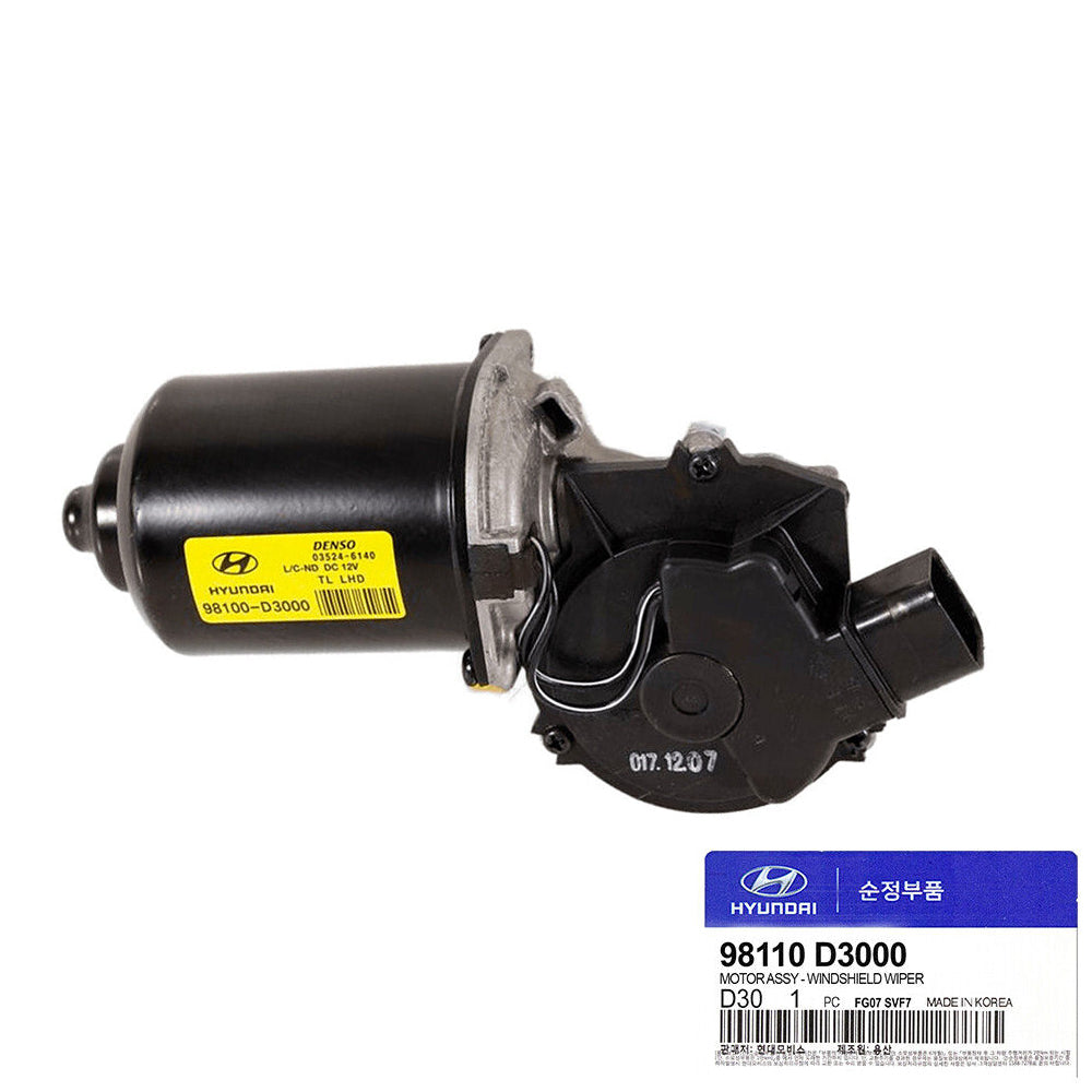 HYUNDAI TUCSON 2016-2020 Genuine Windshield Wiper Motor 98110D3000