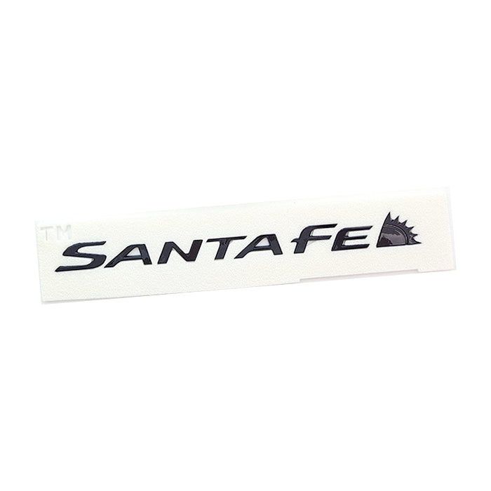 2019-2023 Hyundai Santa Fe Rear Trunk Glossy Black SANTA FE Emblem