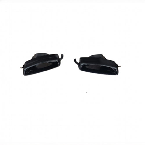 Genesis G90 2023 2024 2025 Genuine Black Rear Tail Muffler Trim 2pcs Set