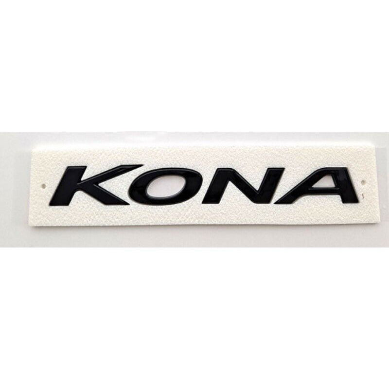 Black high glossy KONA Emblem for 2018 2019 2020 2021 2022 2023 HYUNDAI KONA N