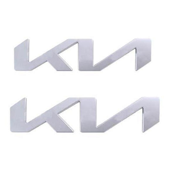 2025 KIA K5 Genuine Front & Rear Silver Emblem 2pcs Set