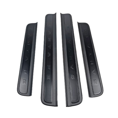 2024 2025 HYUNDAI SANTA FE Genuine Black Door Step Plate Trim 4pc