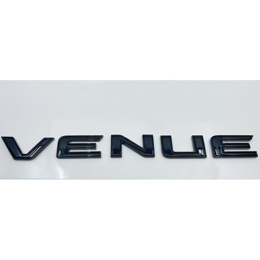 2020 2021 2022 Hyundai Venue High Glossy Black Rear Tailgate VENUE Lettering Emblem