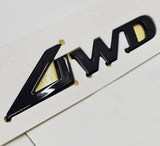 Genesis G90 2023 2024 2025 2026 Rear Trunk Glossy Black G90 & AWD Emblem