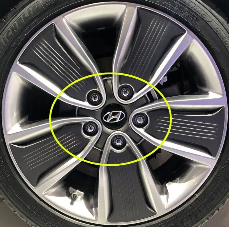 2017 2018 2019 Hyundai Ioniq Hybrid 4pcs Wheel Center Cap for OEM 17" Wheel Rim