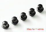 N performance HYUNDAI IONIQ6N M14 Black Wheel Nut 20ea set