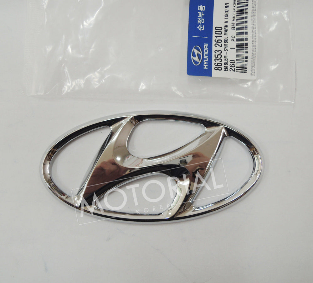 2006-2009 HYUNDAI TUCSON Genuine OEM Front Grille H Logo Emblem