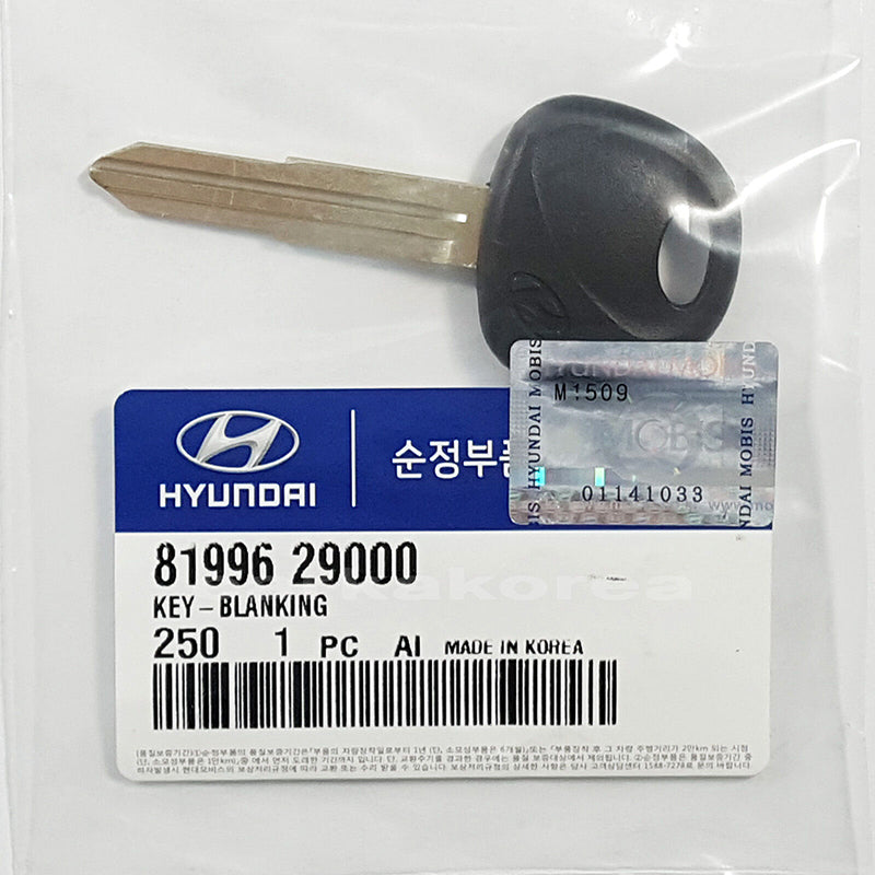 Blanking Key for 2001 2002 2003 2004 2005 2006 Hyundai Terracan #8199629000