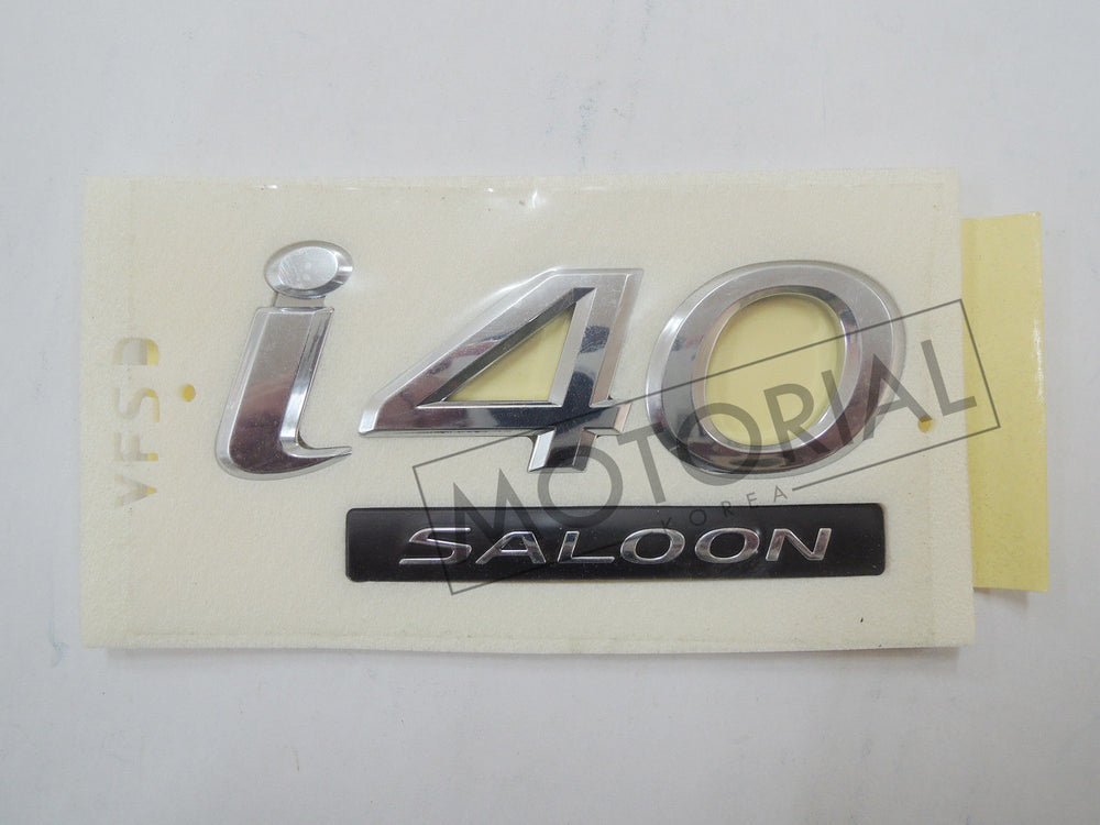 2012-2015 HYUNDAI i40 SALOON Genuine OEM Rear Trunk Emblem Badge