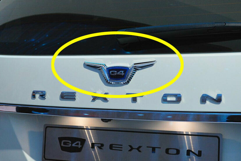 Tailgate WING logo emblem for 2018 2019 2020 2021 Ssangyong G4 Rexton 7991036100