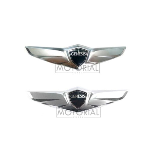 2015 2016 HYUNDAI GENESIS OEM Front Hood Tail Trunk Wing Emblem 2EA Set