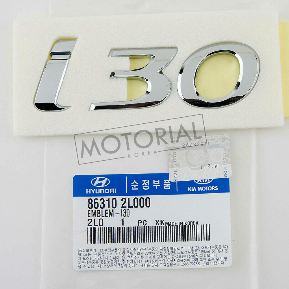 2008-2012 HYUNDAI i30 / ELANTRA TOURING Genuine OEM Trunk i30 Logo Emblem Badge 863102L000